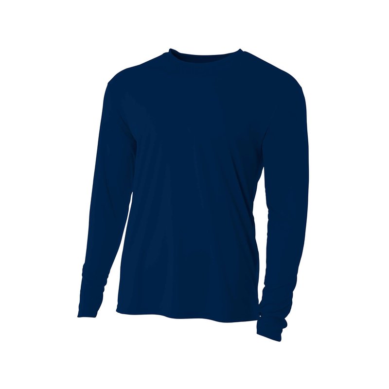 A4 Youth Cooling Performance Crew Long Sleeve