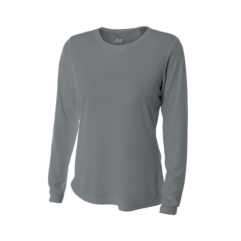 A4 Women's Cooling Performance Crew Long Sleeve