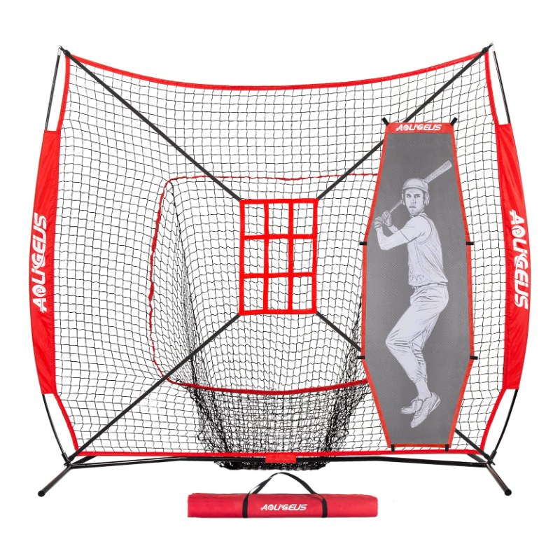 7 x 7 ft Practice Net with Strike Zone