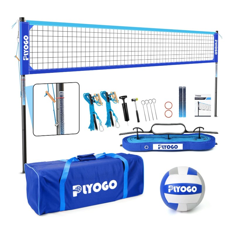 Heavy-Duty Net Set with Anti-Sag Design