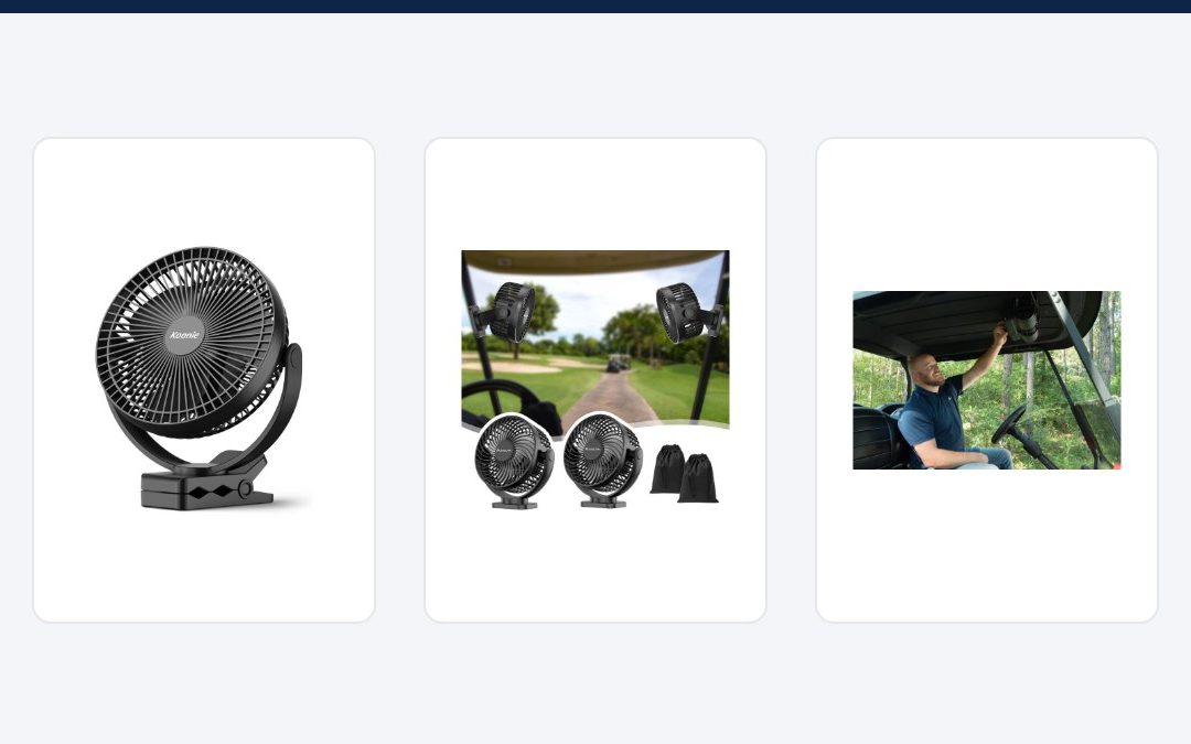 Best golf cart fans