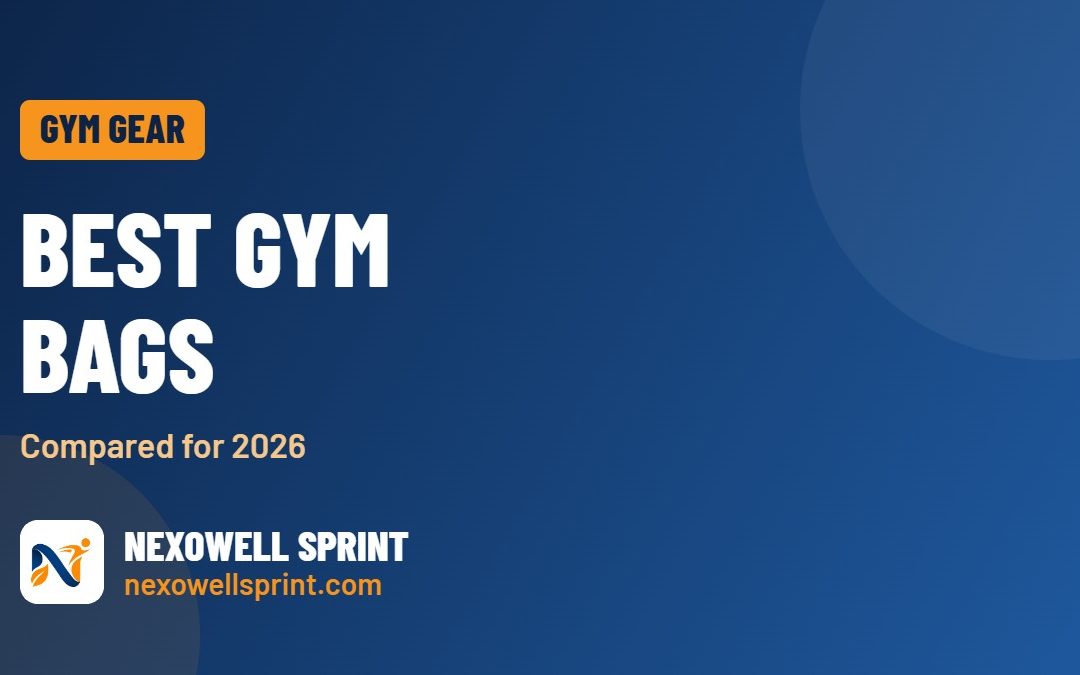 Best Gym Bags guide cover from NexoWell Sprint