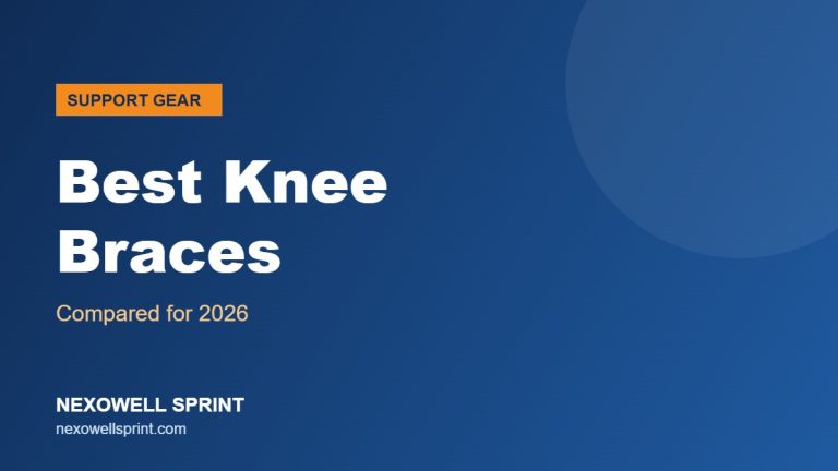 Best Knee Braces guide cover from NexoWell Sprint