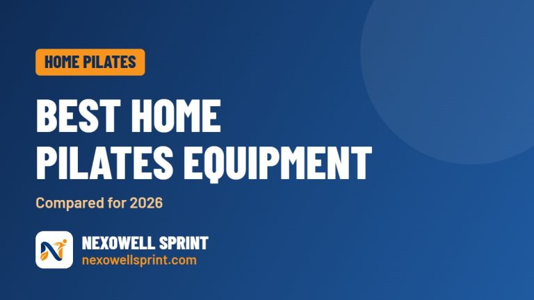 Best Home Pilates Equipment guide cover from NexoWell Sprint