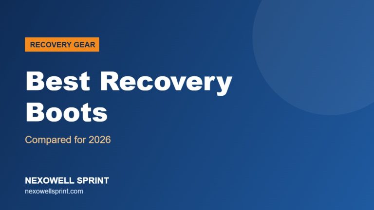 Best Recovery Boots guide cover from NexoWell Sprint