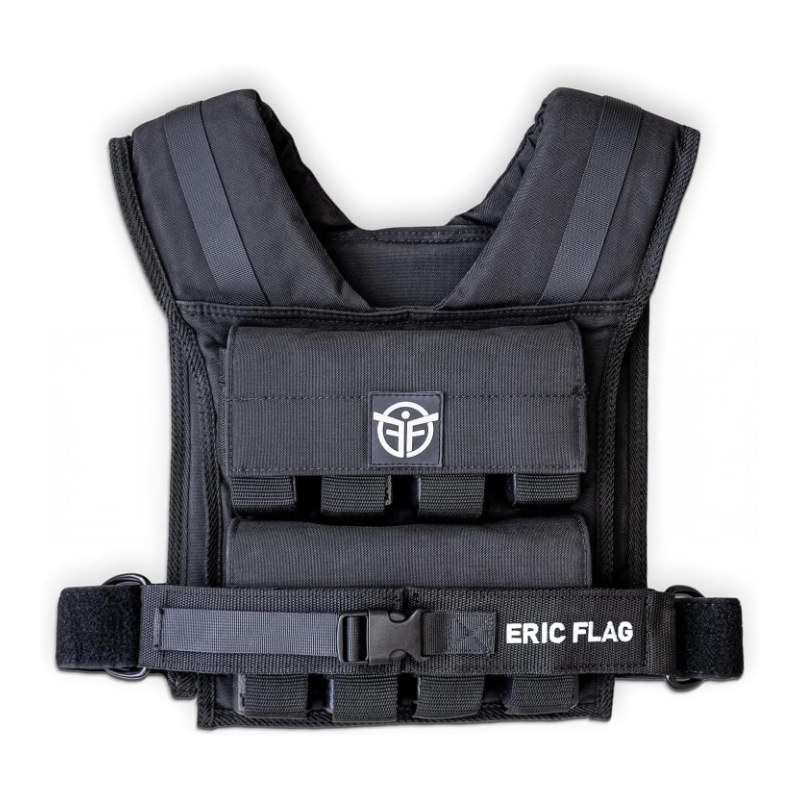 ERIC FLAG Adjustable Weighted Vest (up to 40 lb)