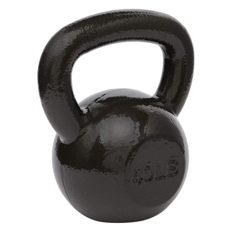 Amazon Basics cast iron kettlebell