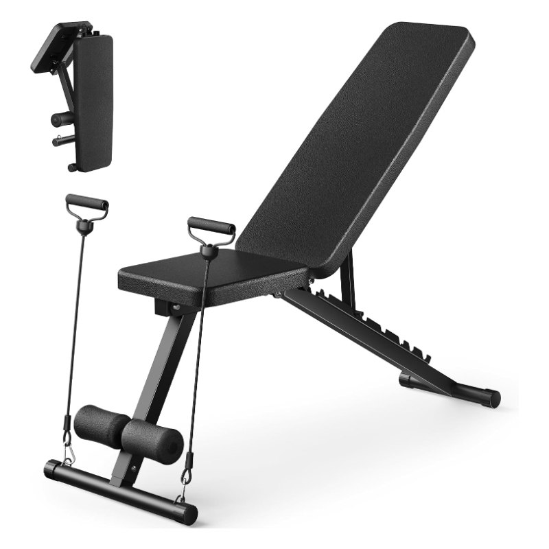 Foldable Adjustable Weight Bench