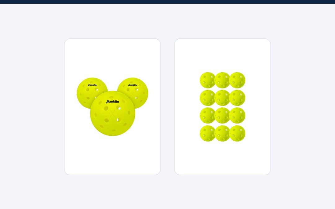 Franklin X-26 vs X-40 pickleballs