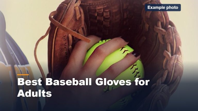 best baseball gloves for adults, example photo