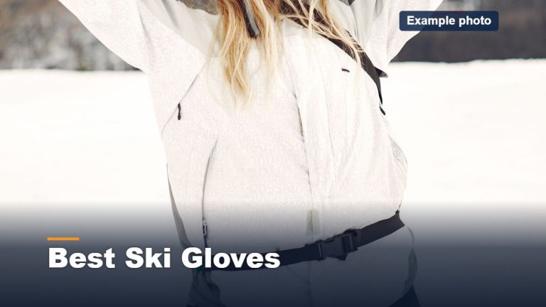 best ski gloves, example photo