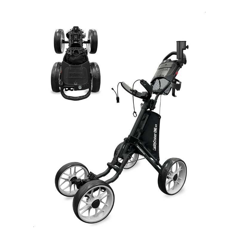 CaddyTek Caddycruiser One V8 4-Wheel Push Cart