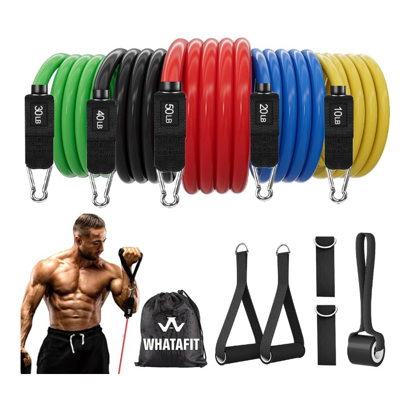 WHATAFIT Resistance Bands with Handles