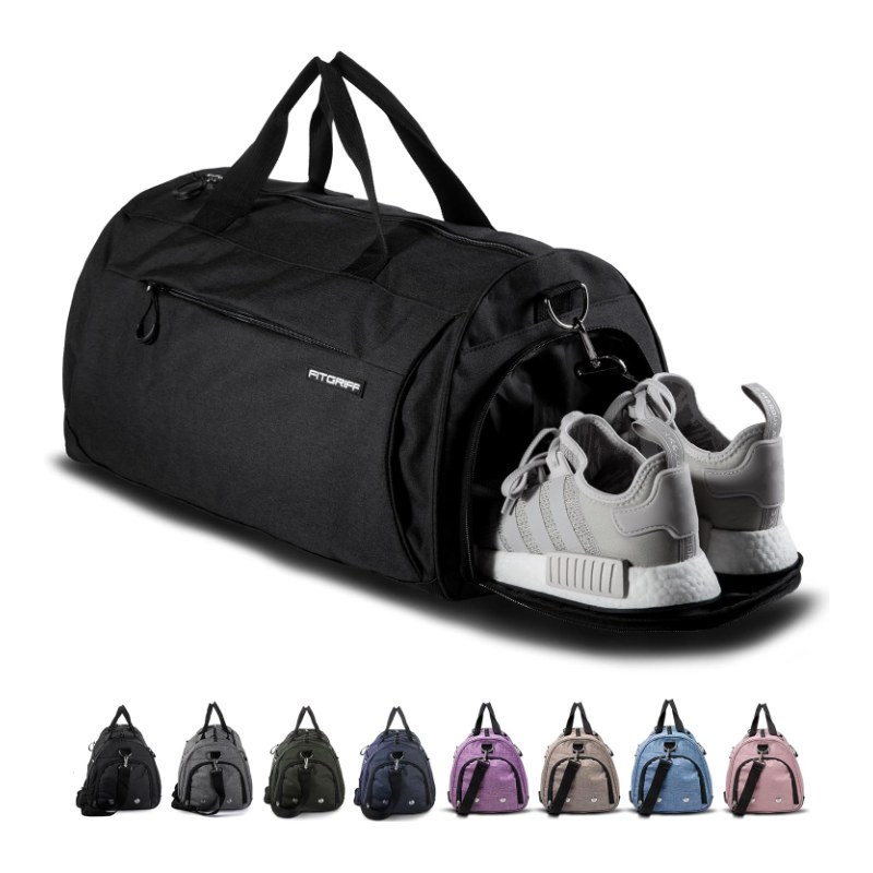 Fitgriff Gym Bag with Shoe and Wet Pocket