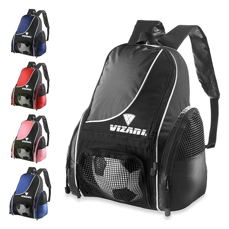Vizari Solano Soccer Backpack with Ball Compartment