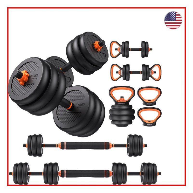 FEIERDUN DS2 5-in-1 Adjustable Dumbbell Set