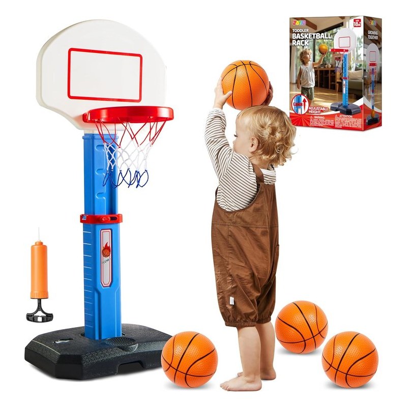 JOYIN Toddler Basketball Hoop with 4 Balls