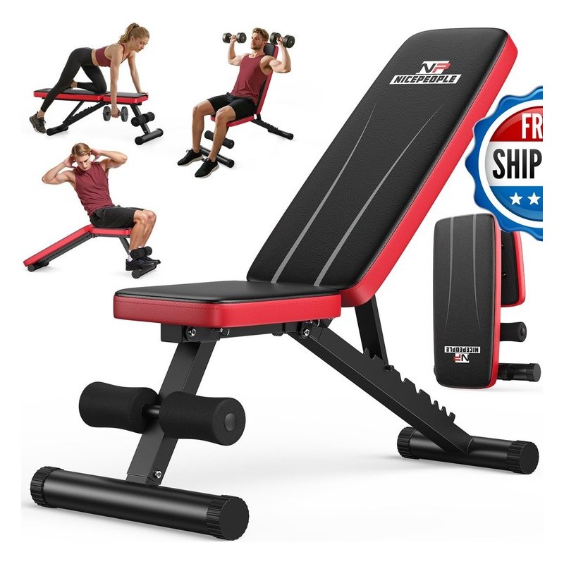 NICEPEOPLE Adjustable Bench (660 lb)