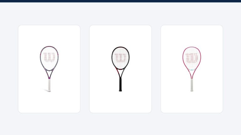 Wilson tennis rackets ranked