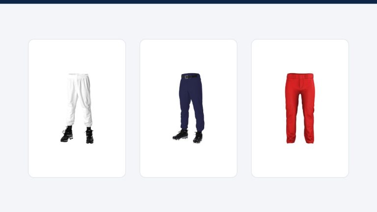 Youth baseball pants size chart by age